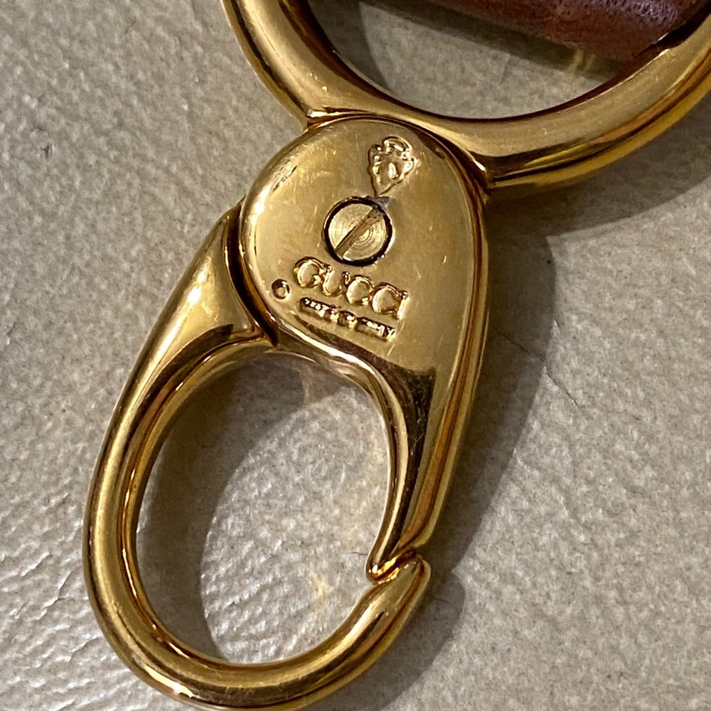 COA Gucci Replacement Strap Vintage Leather for Briefcase or Bag - Picture 4 of 9